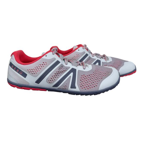 Xero HFS Lightweight Barefoot Sneaker Silver Blue Size 9.5 Road Running Fitness - Picture 2 of 11